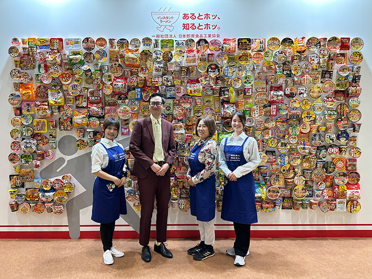 一般社団法人 日本即席食品工業協会ブースの写真