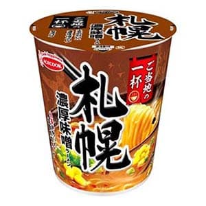 ご当地の一杯 札幌 濃厚味噌ラーメン