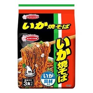 (袋)いか焼そば 具材入り3食パック