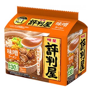 明星 評判屋 味噌ラーメン 5食パック