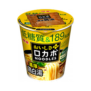 明星 ロカボNOODLESおいしさプラス 濃厚鶏白湯