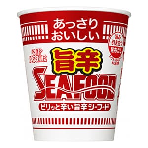 あっさりおいしいカップヌードル 旨辛シーフード
