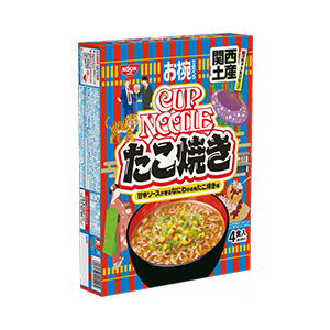 お椀で食べるご当地カップヌードル 関西土産たこ焼き味 4食入り