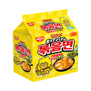 日清焼そば ポックンミョン 韓国風甘辛チーズ 5食パック