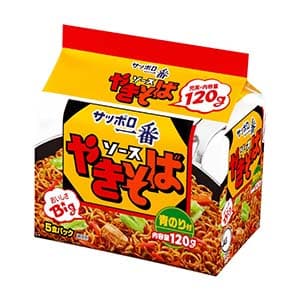 サッポロ一番 ソースやきそば 5食パック