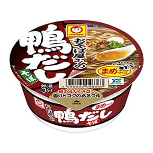おそば屋さんのまめ鴨だしそば